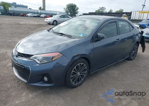 2014 Toyota Corolla S Premium z USA, uszkodzony, nr VIN 2T1BURHE4EC130832